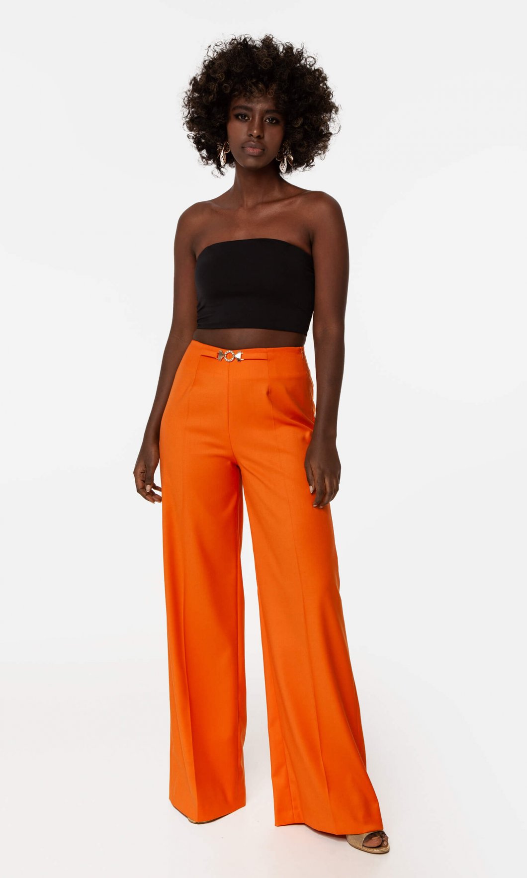 Spodnie PAOLA - pomarańczowe
