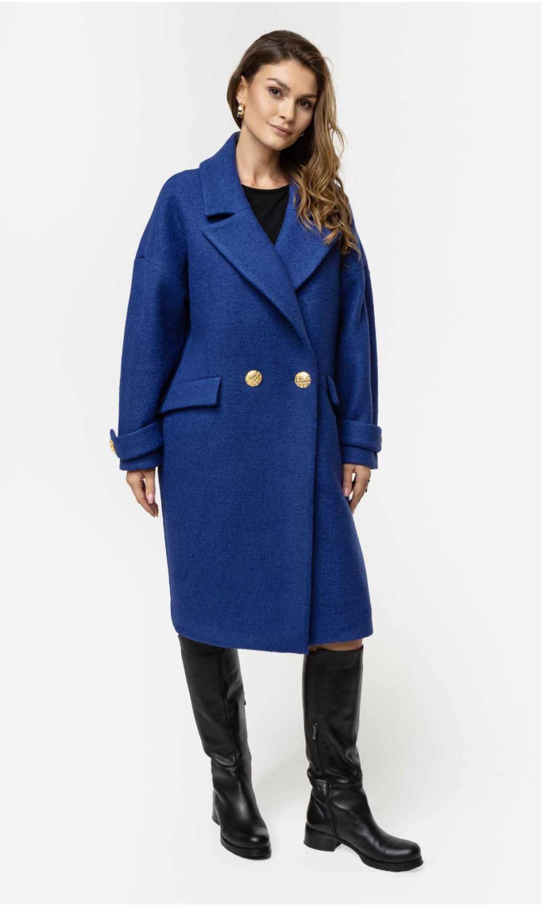 STELLA coat - navy blue